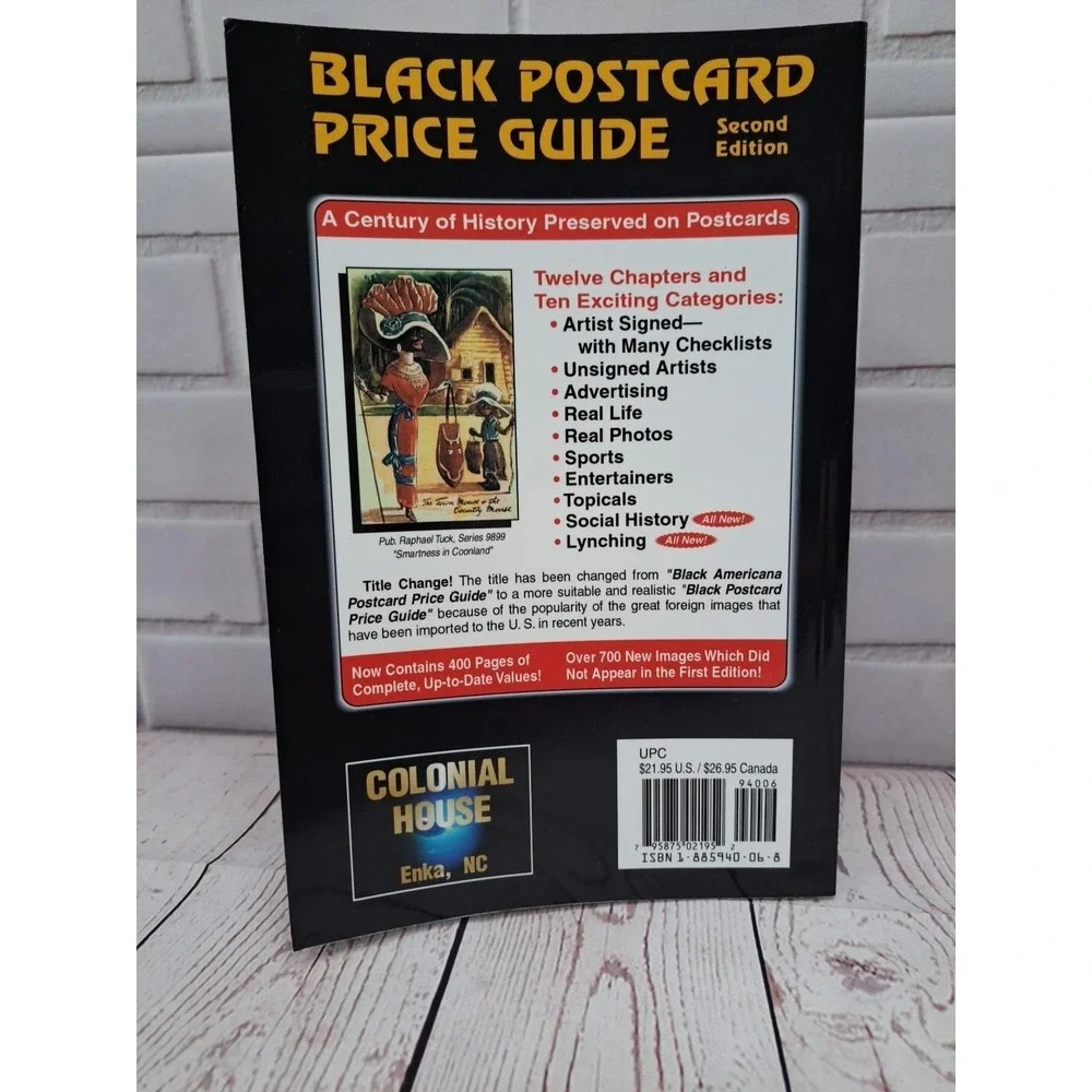 HTF Black Postcard Price Guide (2nd Edition)- J.L. Mashburn